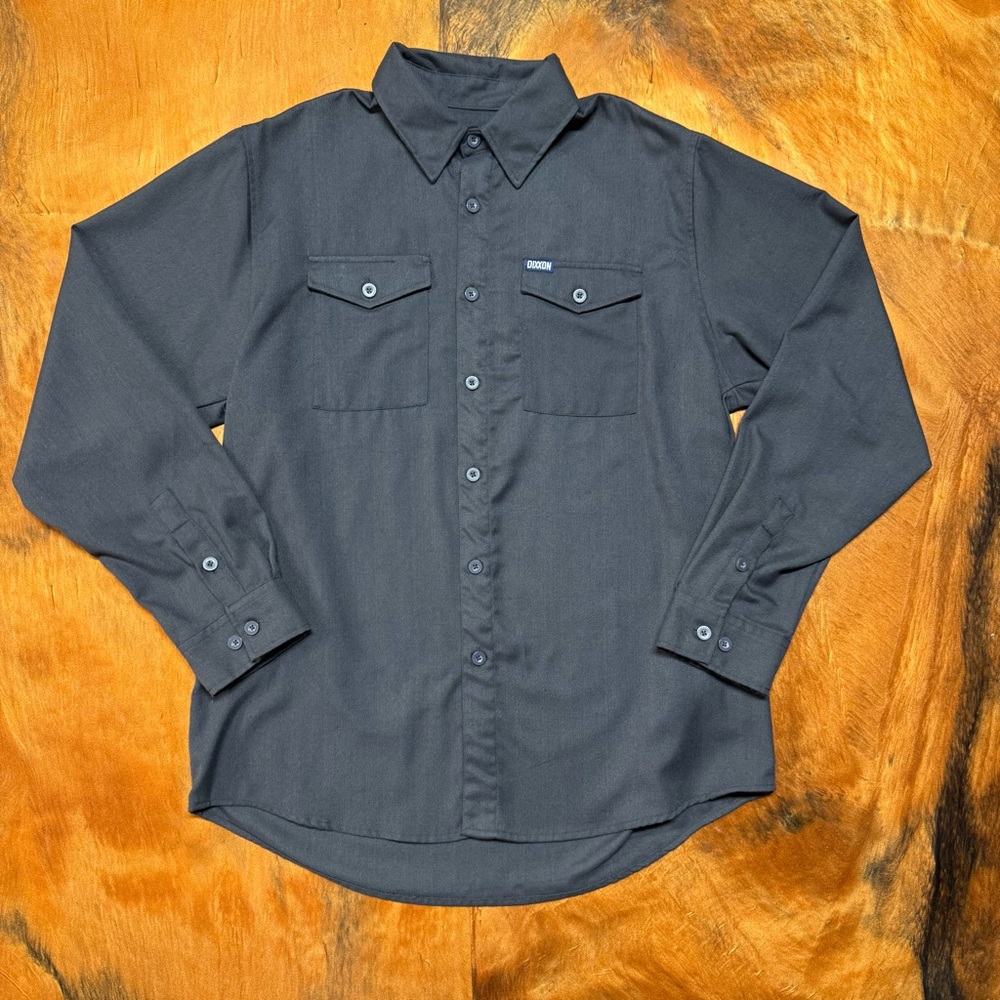 Dixxon The Kraken Men's Charcoal Button-Up Shirt